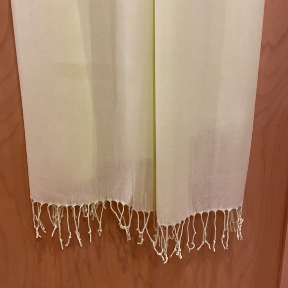 Lemon Yellow Pashmina-Style Scarf - Picture 4 of 11